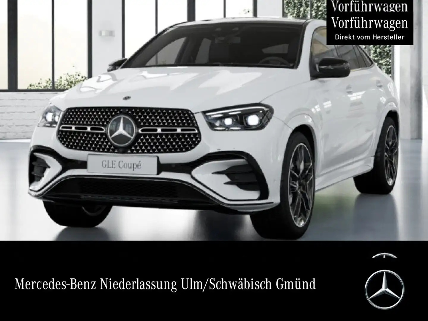 Mercedes-Benz GLE 450 d Coupé 4M AMG+NIGHT+PANO+360+AHK+HUD+9G Blanc - 1