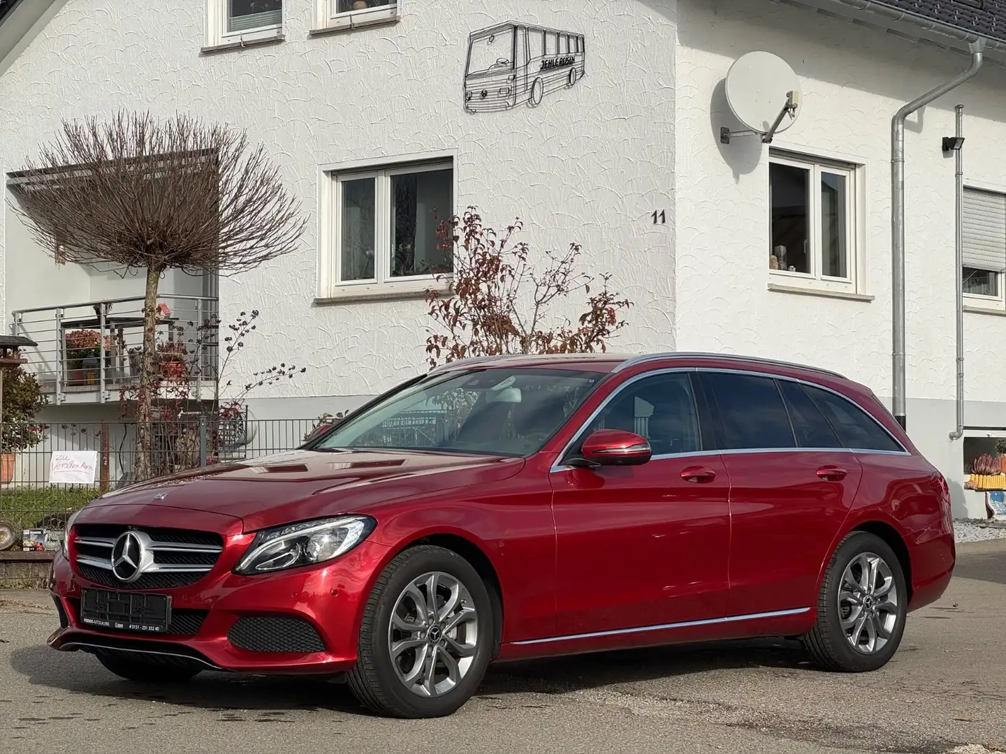 Mercedes-Benz C 200 T CGI*KOMBI*BURMESTER*360 KAMERA* Rouge - 1
