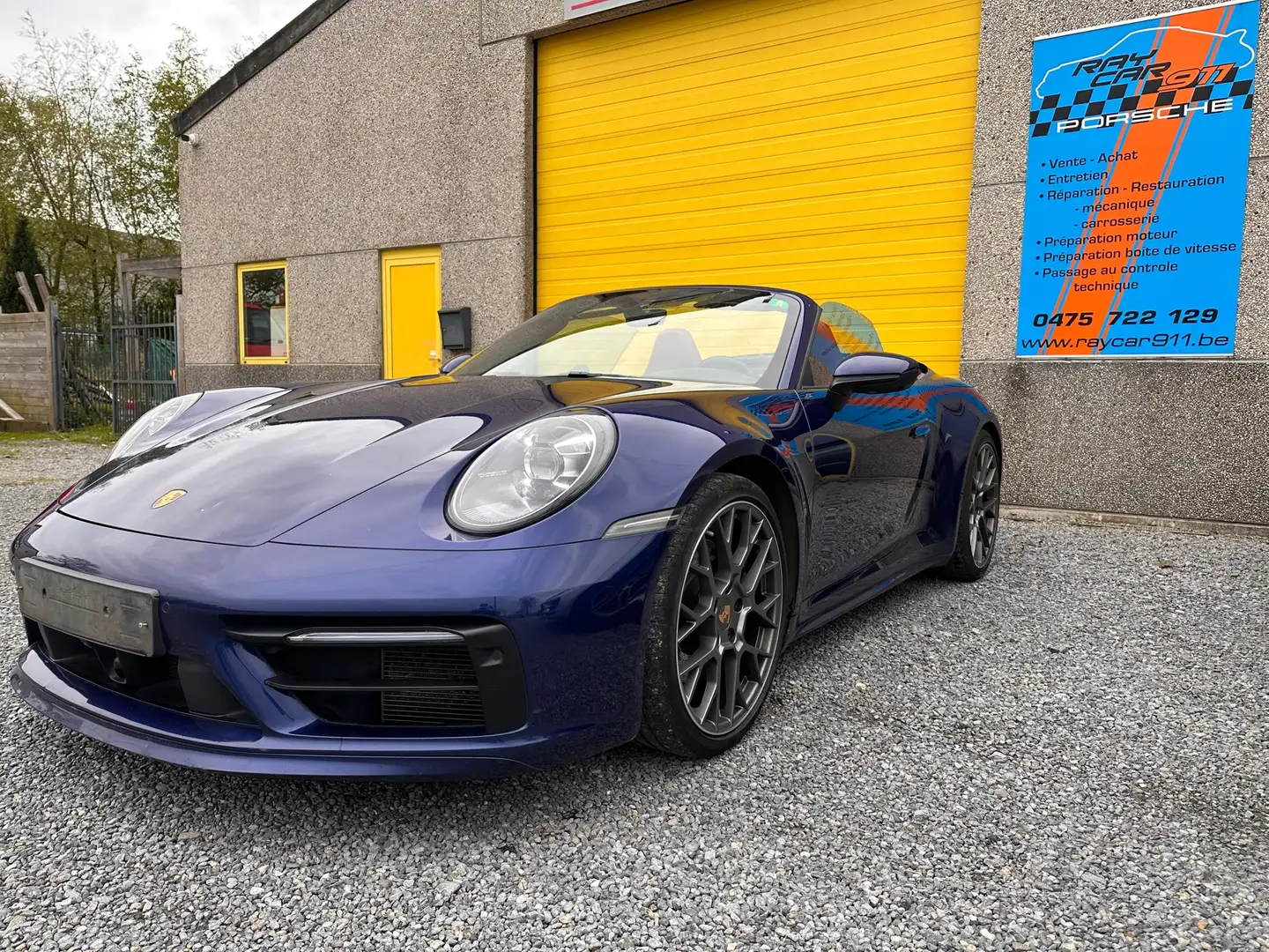 Porsche 992 * CABRIOLET* 4S* MANUFACTURE* Bleu - 1