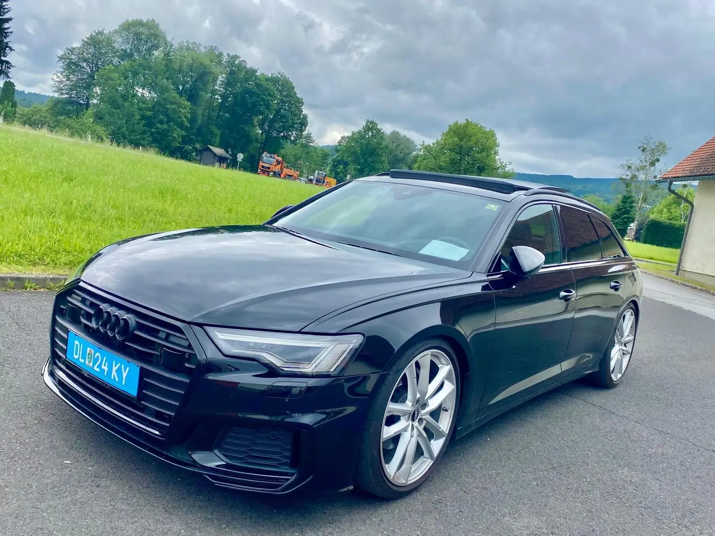 Audi A6 AV 45TDI QU*SLINE INT+EXT*EIN TRAUM*ALL BLACK*PANO Schwarz - 1