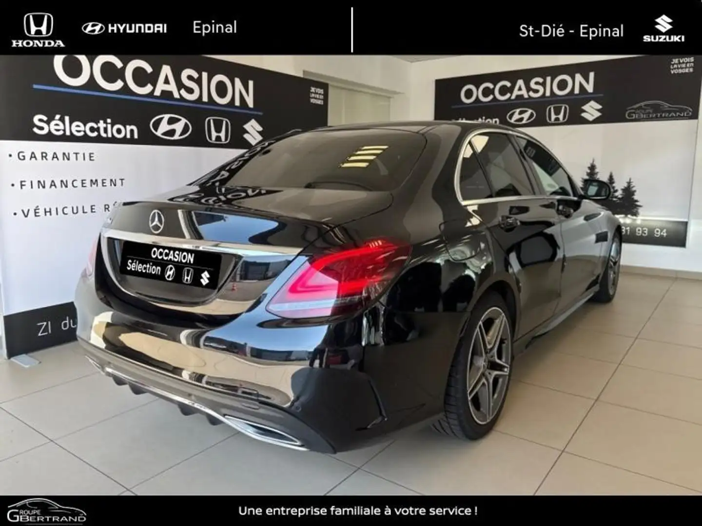 Mercedes-Benz C 200 200 d 160ch AMG Line 9G-Tronic Noir - 2