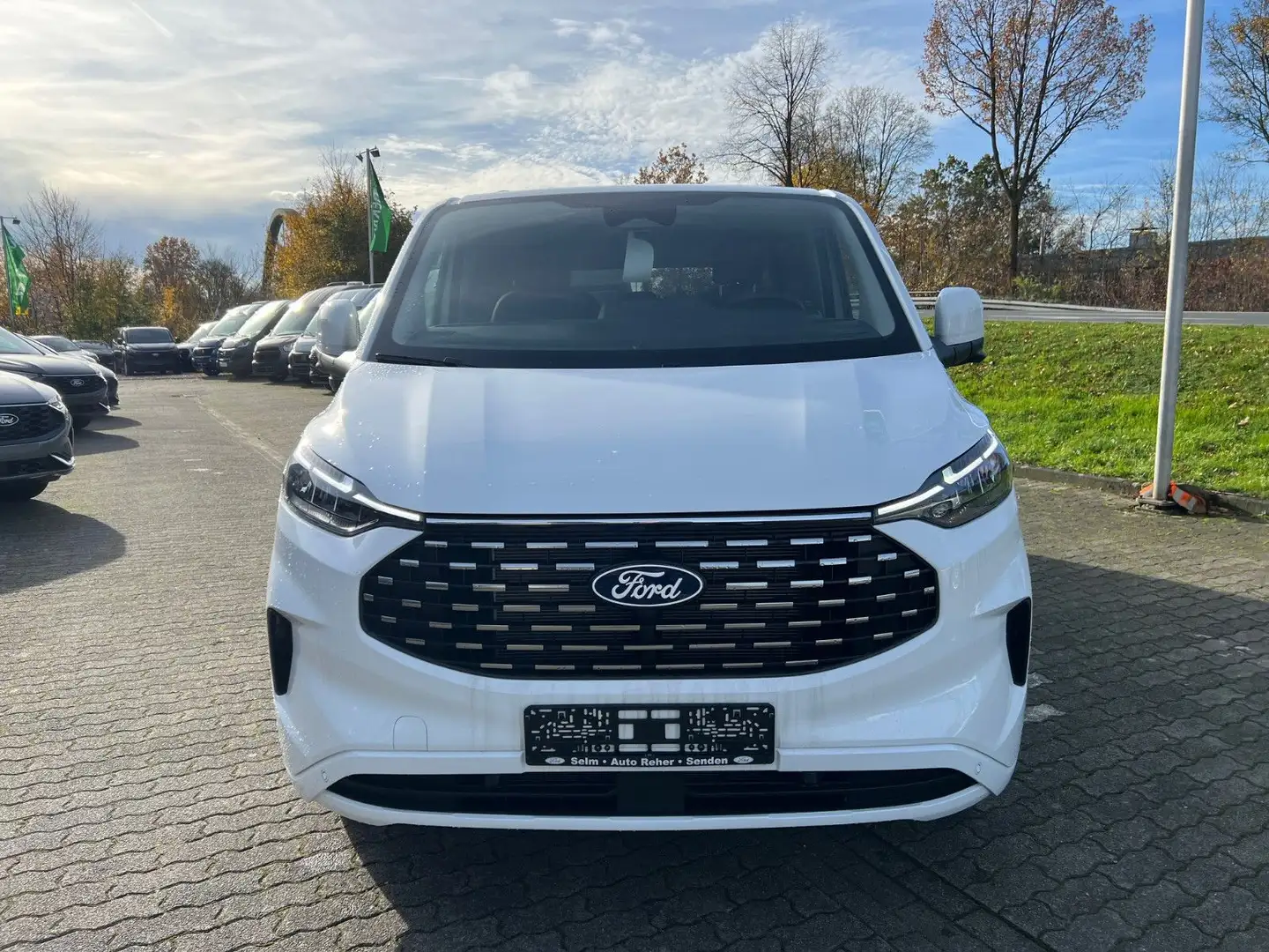 Ford Tourneo Custom 2.0 L2 Autom Titanium X Navi/360° Blanc - 2