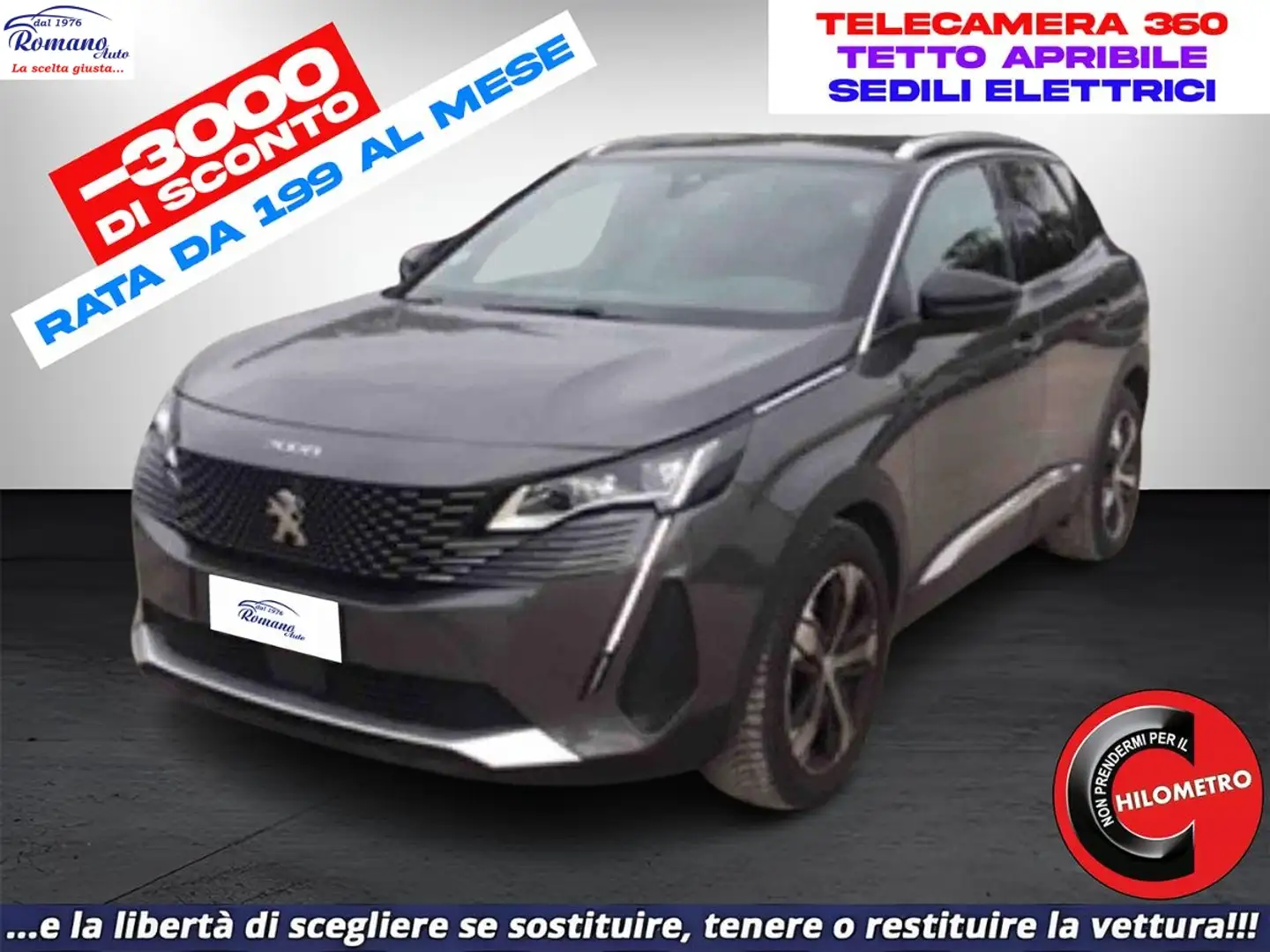 Peugeot 3008 1.5 bluehdi GT Pack s&s 130cv eat8 Gris - 1