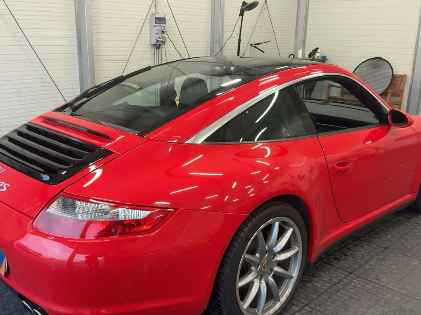 Porsche 911 911 Coupe 3.8 TARGA 4S-Unico Propr Service Porsche Rouge - 2