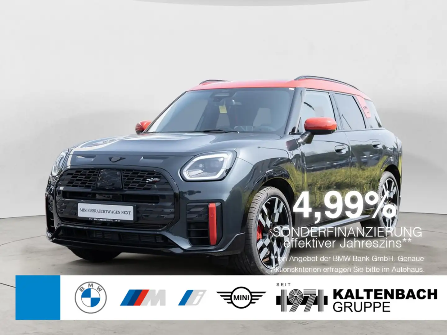 MINI JCW Countryman All4 PANO HUD 360° LED NAVI Gris - 1