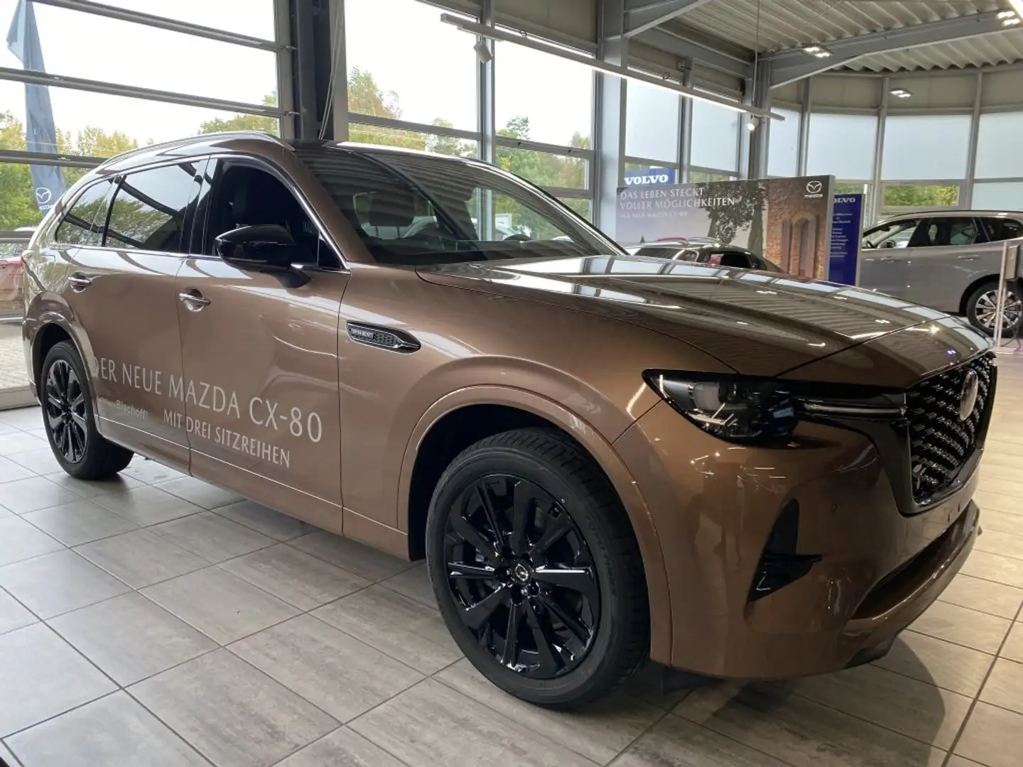 Mazda CX-80 AWD PHEV Aut. HOMURA PLUS Brąz - 1