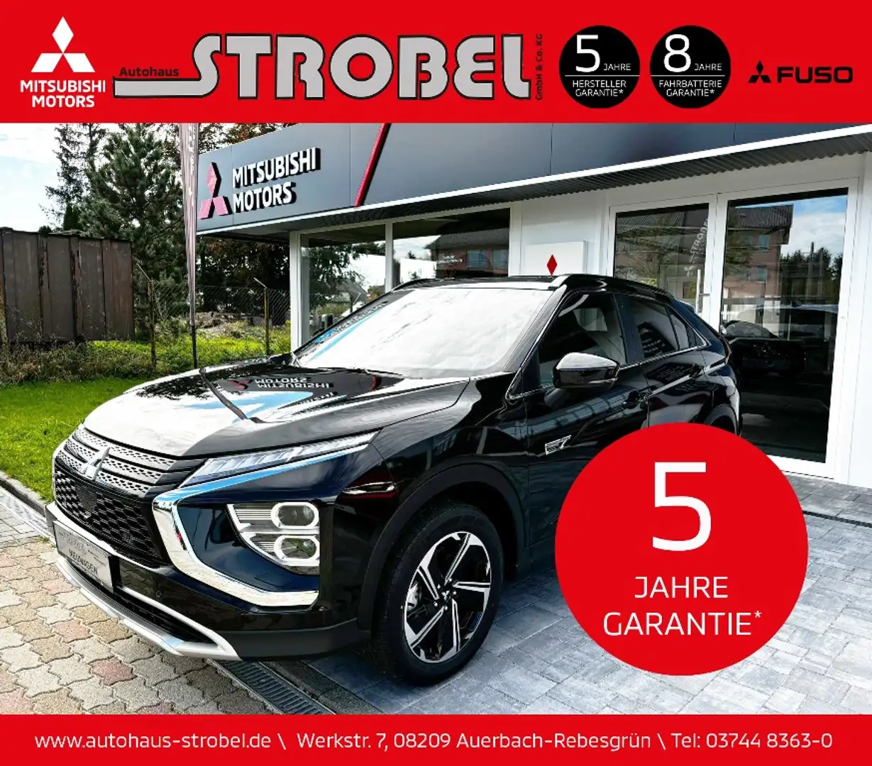 Mitsubishi Eclipse Cross Plug-in Hybrid Plus *ALLRAD* Noir - 1