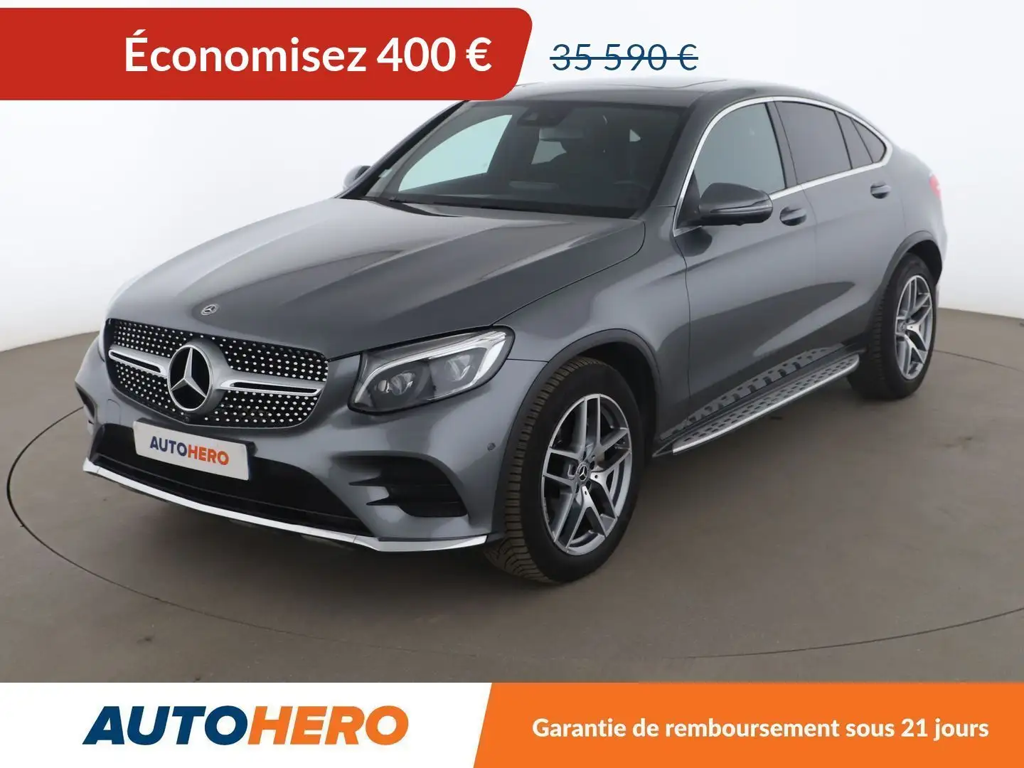 Mercedes-Benz GLC 250 Coupé 250 d Fascination 4Matic 9G-Tronic Gris - 1