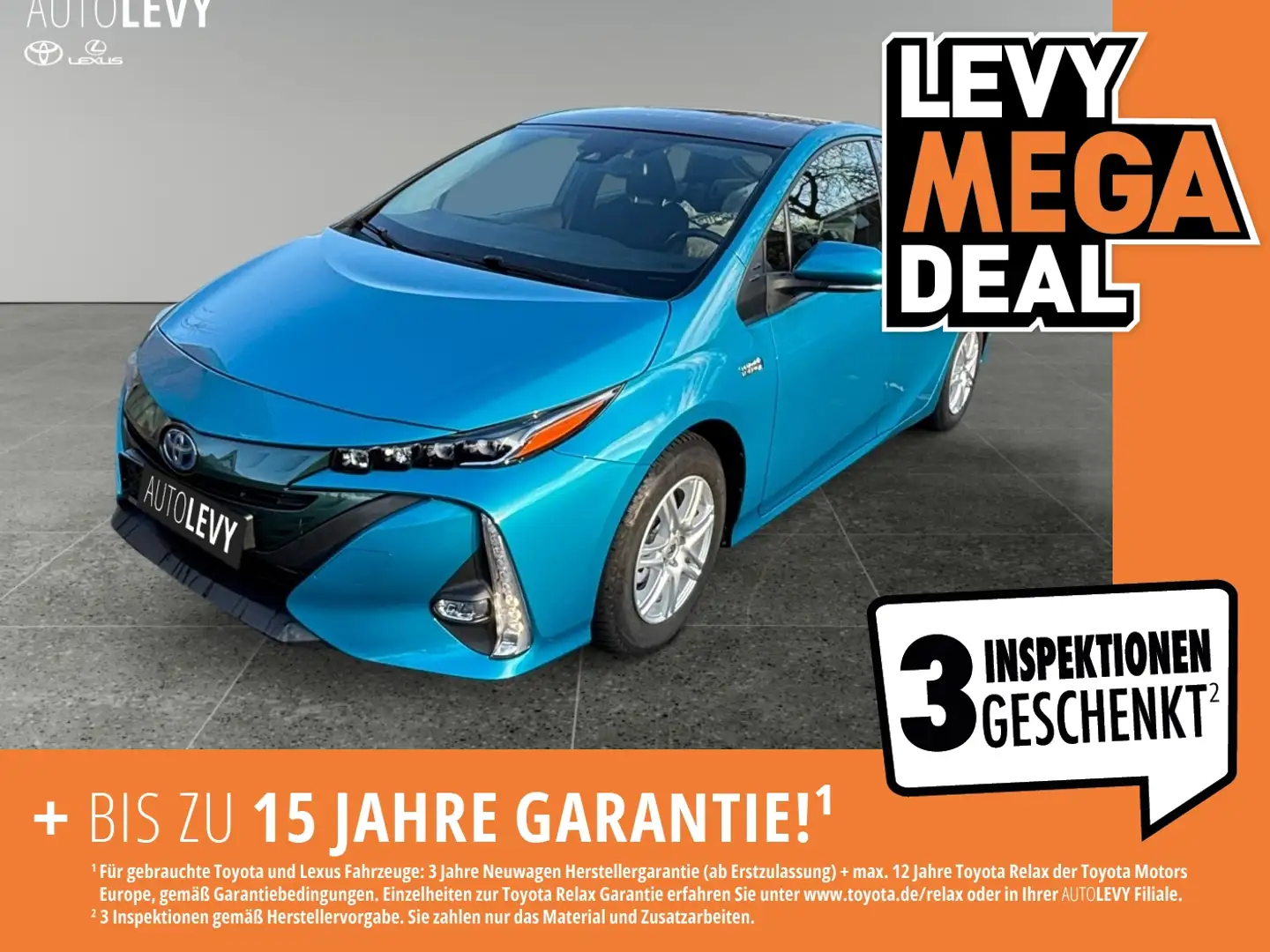 Toyota Prius 1.8 Plug-In Solar *SHZ*NAVI*KAMERA*PDC* Albastru - 1