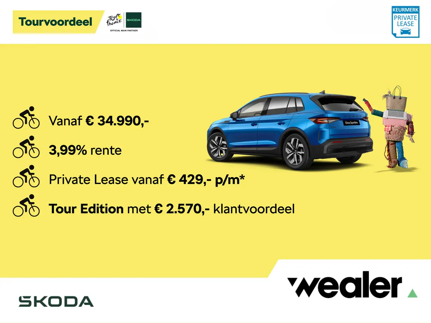 Skoda Elroq 85 Business Edition Tour 286 PK | Business Upgrade Groen - 2