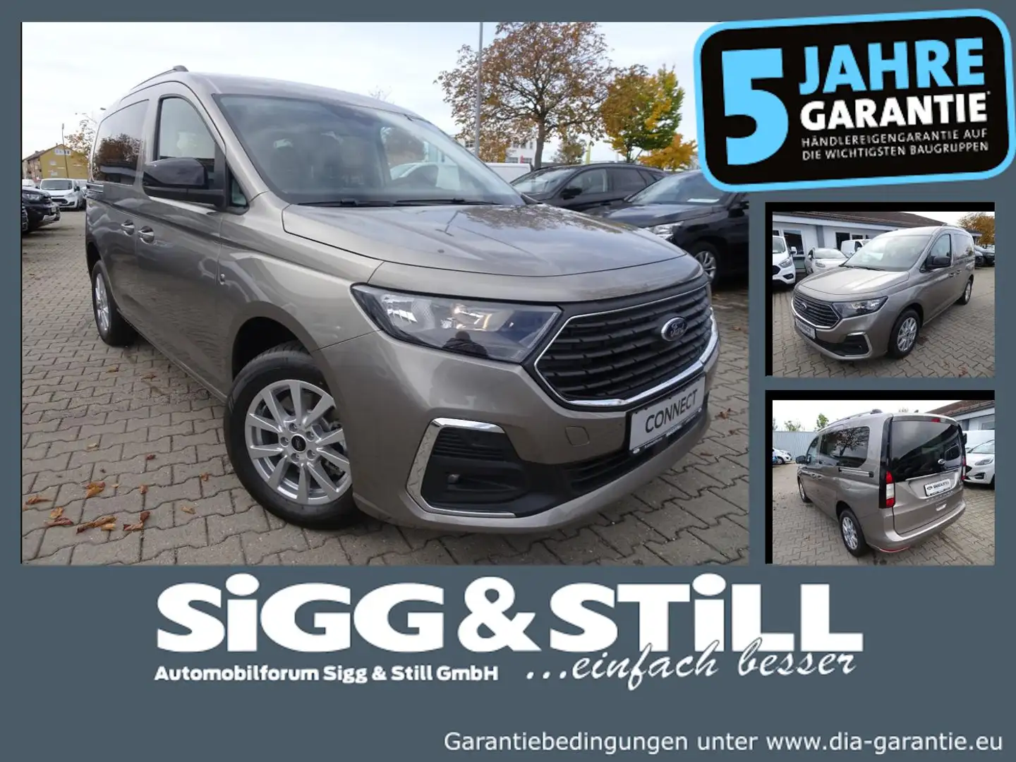 Ford Grand Tourneo Connect Titanium PHEV iACC*LED*CAM Brun - 1