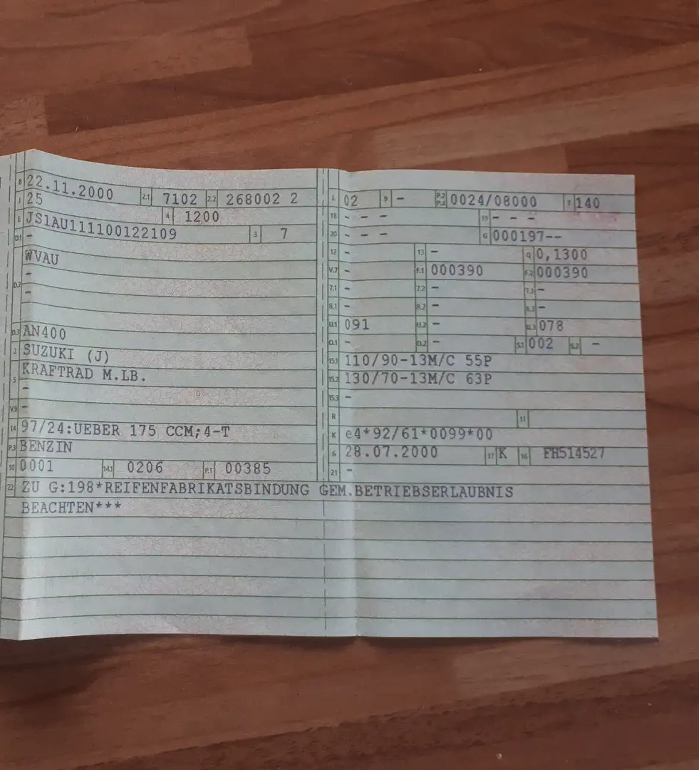 Suzuki Burgman 400 Argent - 2