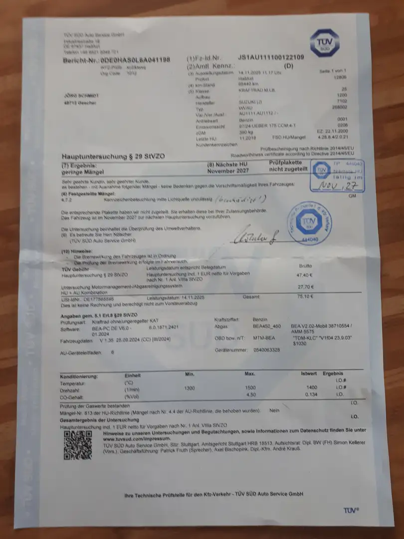 Suzuki Burgman 400 Argent - 1