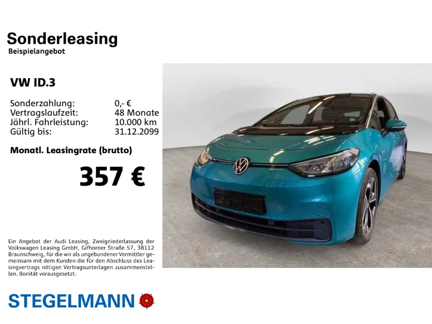 Volkswagen ID.3 Pure 110kW/45kWh *LED*Navi*Sitzheizung* Grün - 2