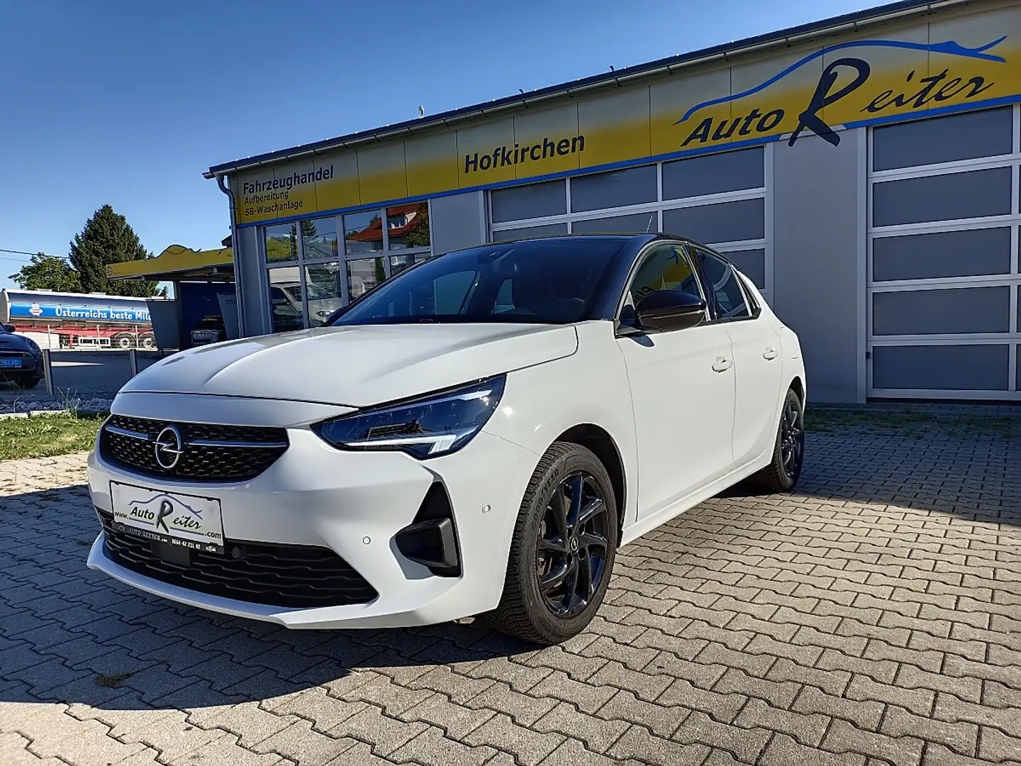 Opel Corsa F 1,2 GS-Line Aut. *LED*APP*RFK*PDC*NAVI Weiß - 1