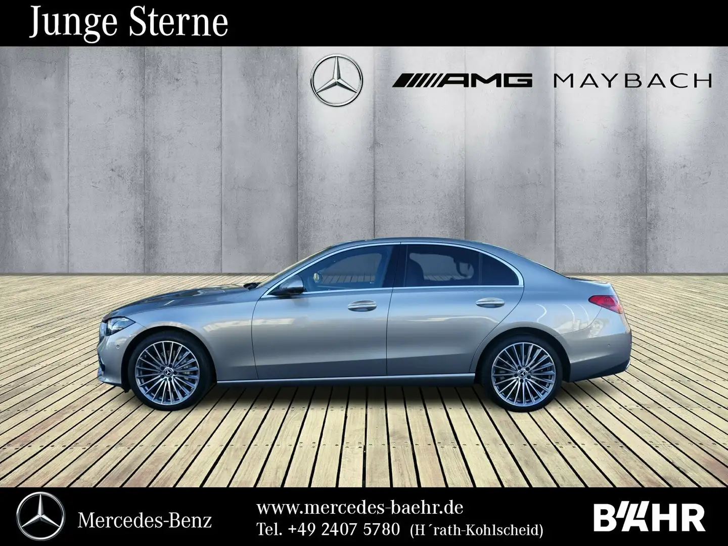 Mercedes-Benz C 300 C 300 4M Avantgarde/Distronic/Head-Up/Burmester Silber - 2