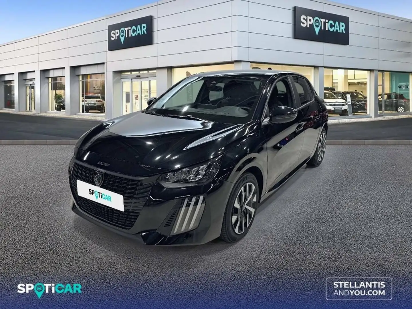 Peugeot 208 Puretech 100 Active Negro - 1
