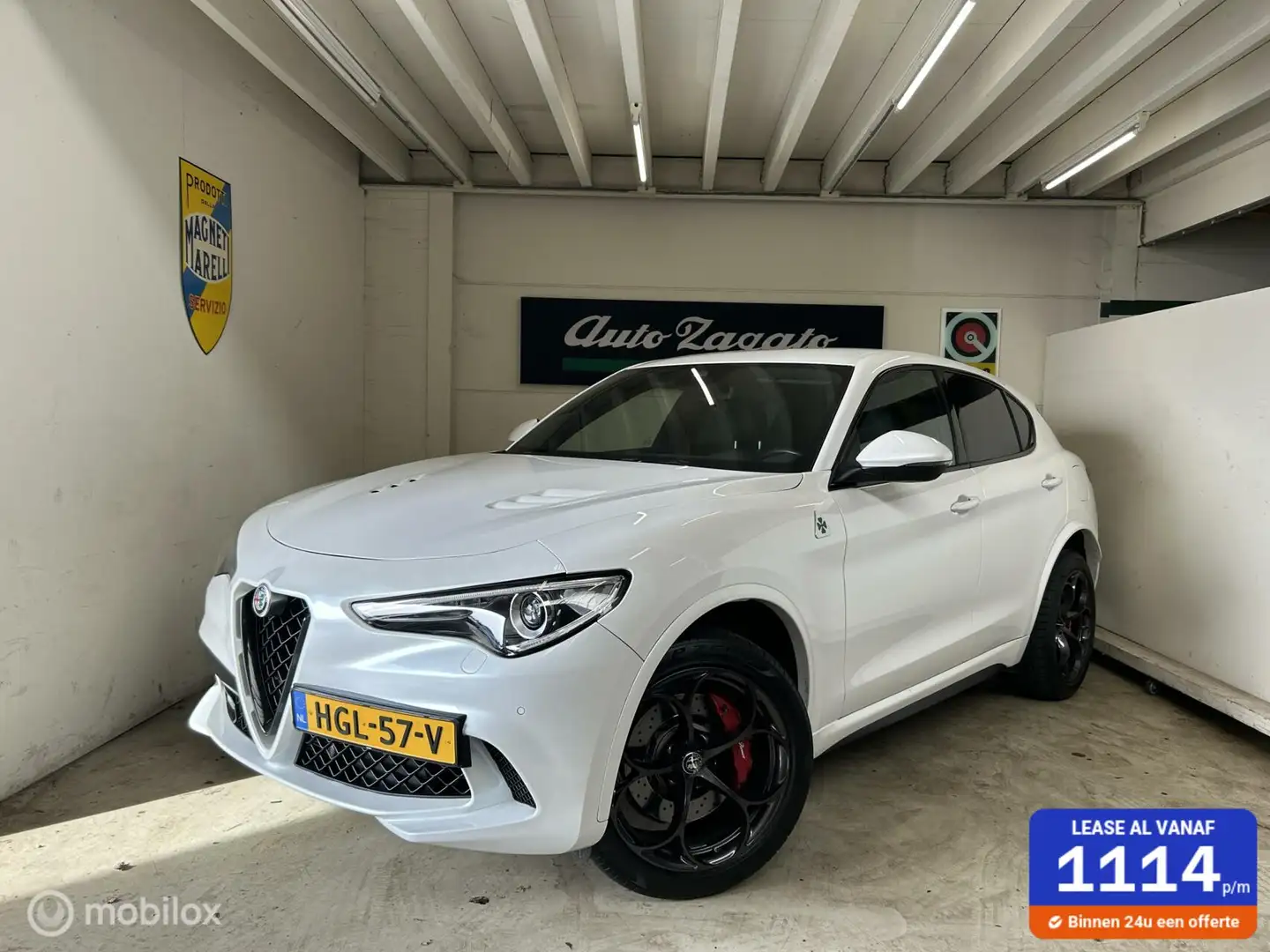 Alfa Romeo Stelvio 2.9 V6 AWD Quadrifoglio Bianco Trofeo Blanc - 1