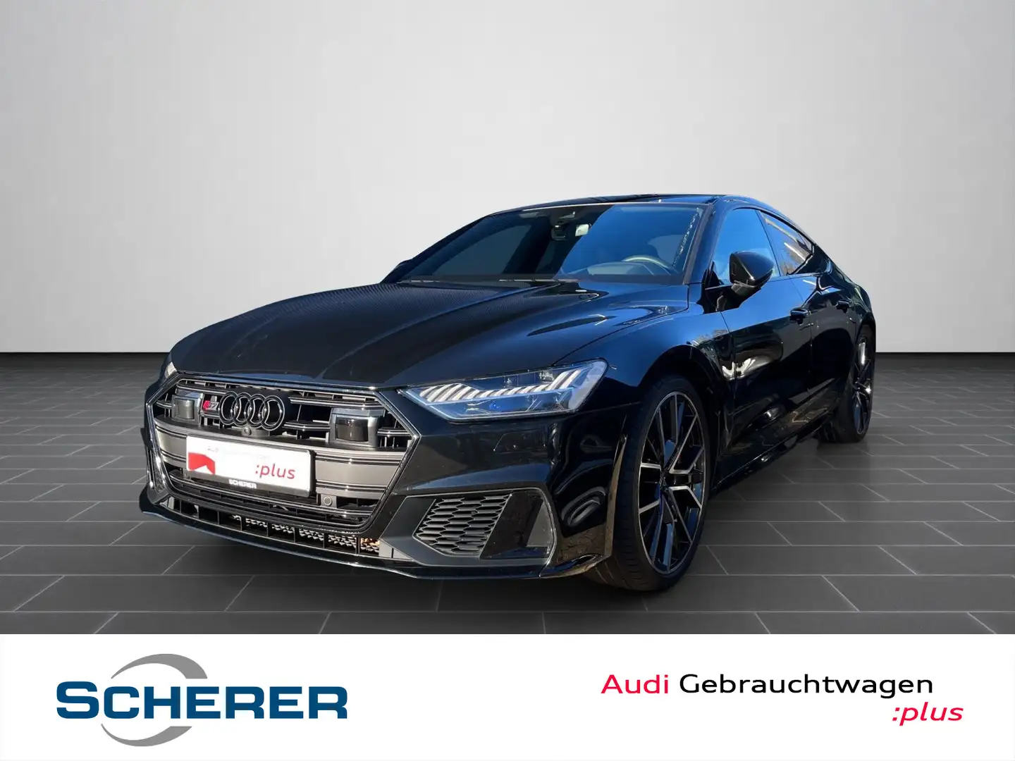 Audi S7 B&O AHK PANO MATRIX STD-HEIZUNG 360 Schwarz - 1