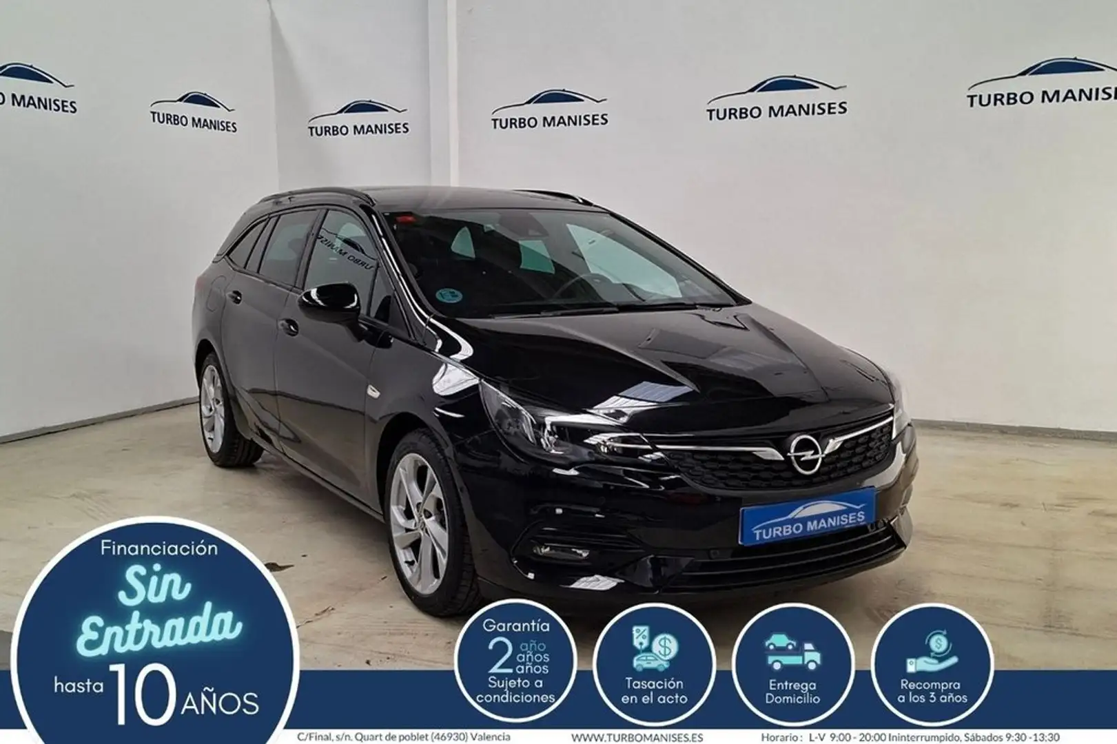 Opel Astra 1.4T SHT 107kW (145CV) Ultimate CVT ST Negro - 1