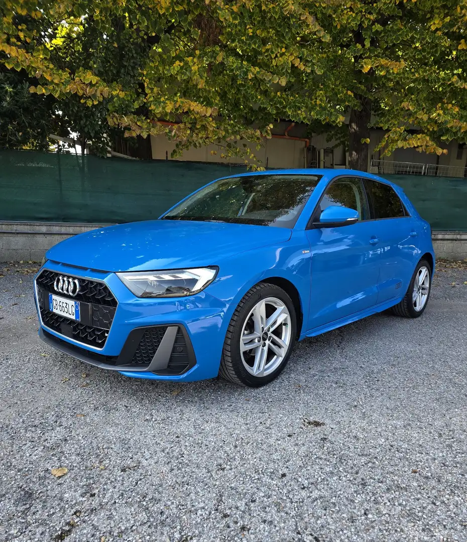 Audi A1 Sportback 25 1.0 tfsi S-line Blu Turbo Bleu - 1