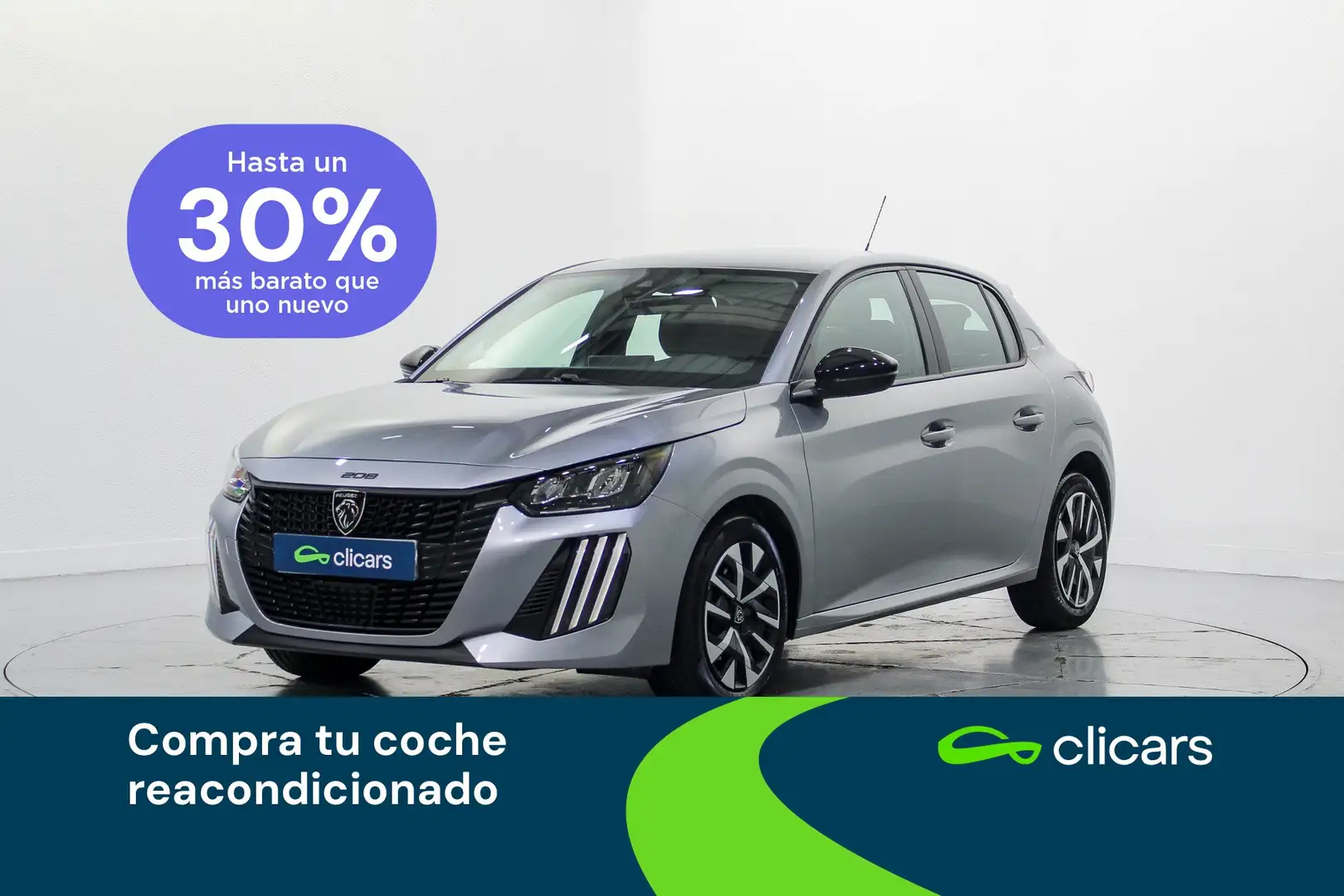 Peugeot 208 1.2 Puretech S&S Active 100 Plateado - 1
