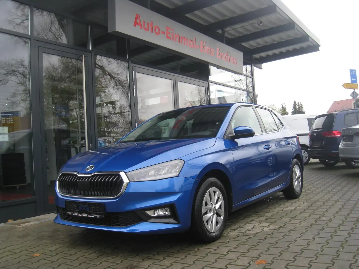 Skoda Fabia IV 1.0TSI STYLE 70kW *LED*Sitzheizung*Climatron Blau - 1