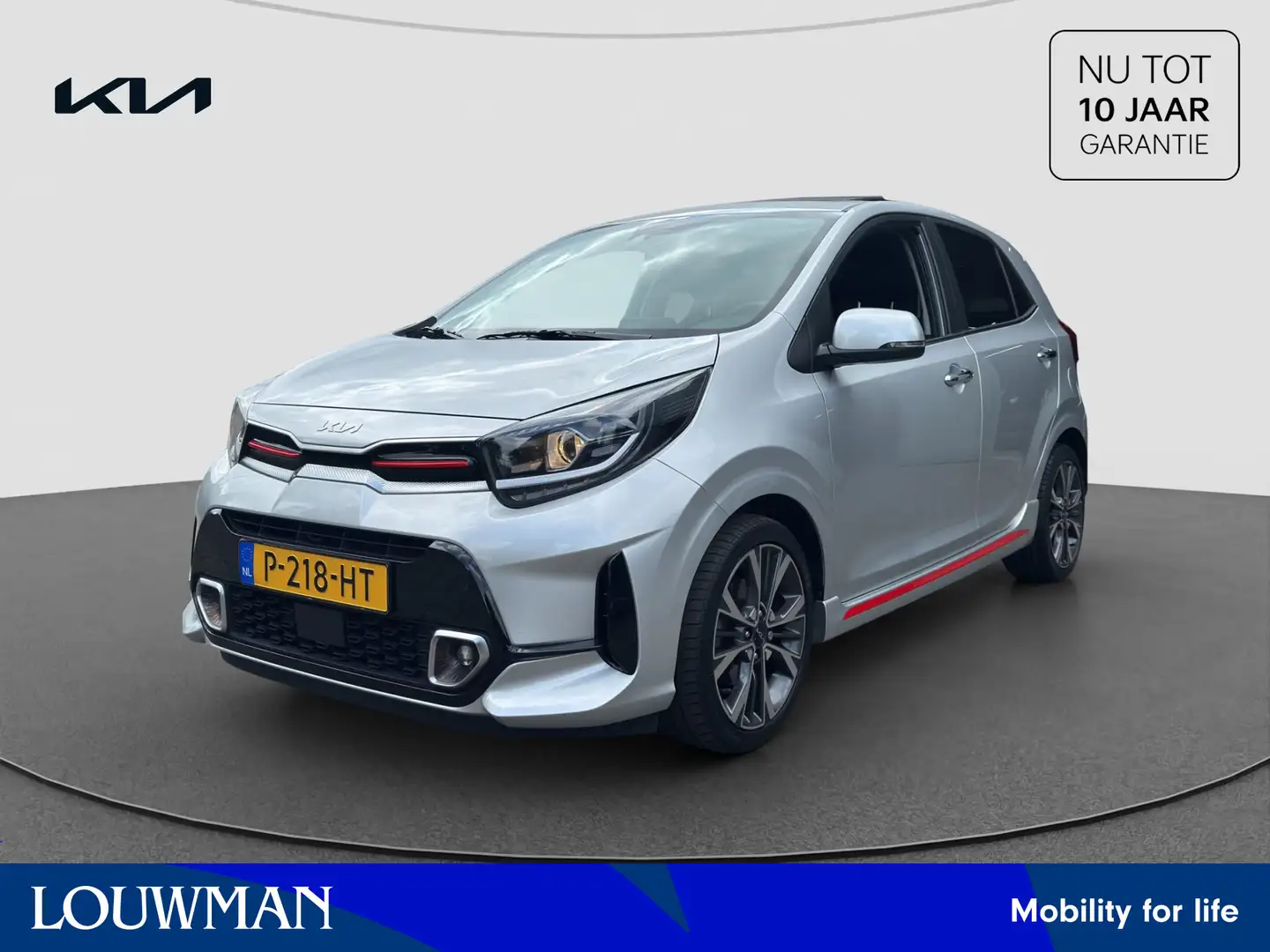 Kia Picanto 1.0 T-GDi GT-Line 5p 100PK Grijs - 1