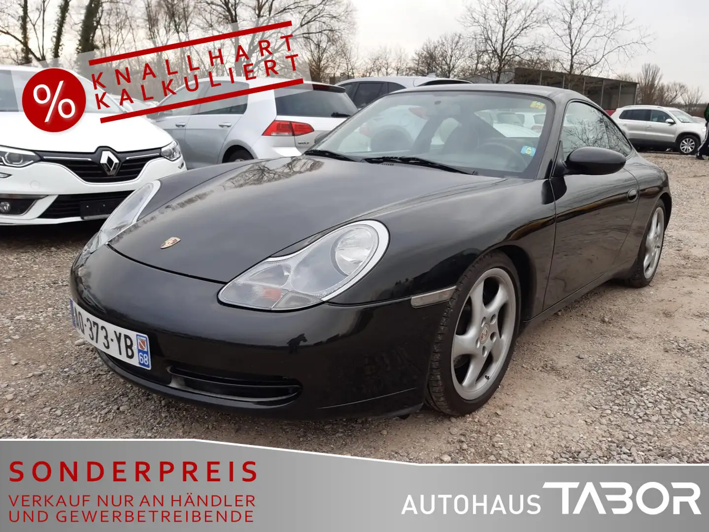 Porsche 911 (996) Carrera2  Navi Vollleder  SBD Klima LM Negro - 1