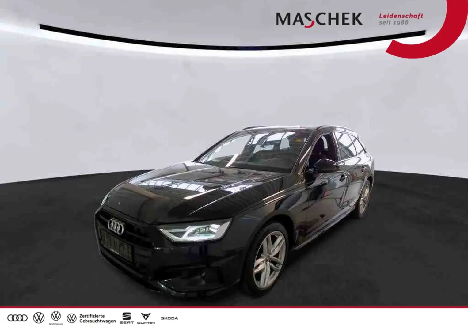 Audi A4 Avant 40 TFSI S tronic AHK Navi Memory ACC Schwarz - 1