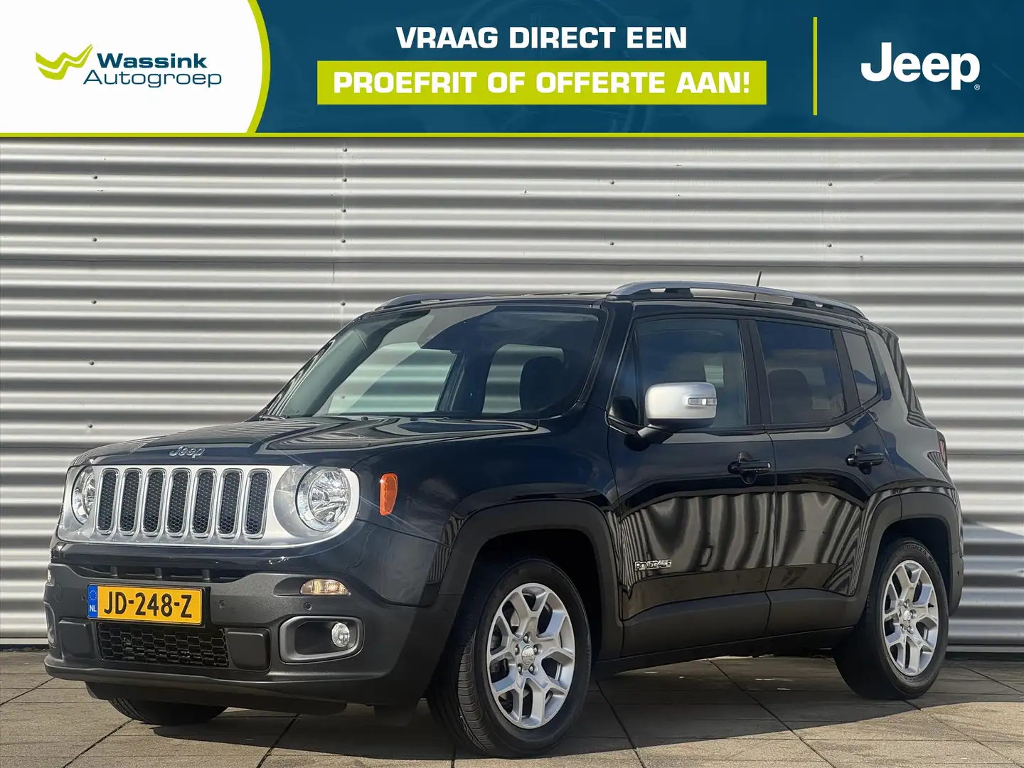 Jeep Renegade 1.4 MultiAir 140pk FWD DDCT Automaat Night Eagle N Zwart - 1