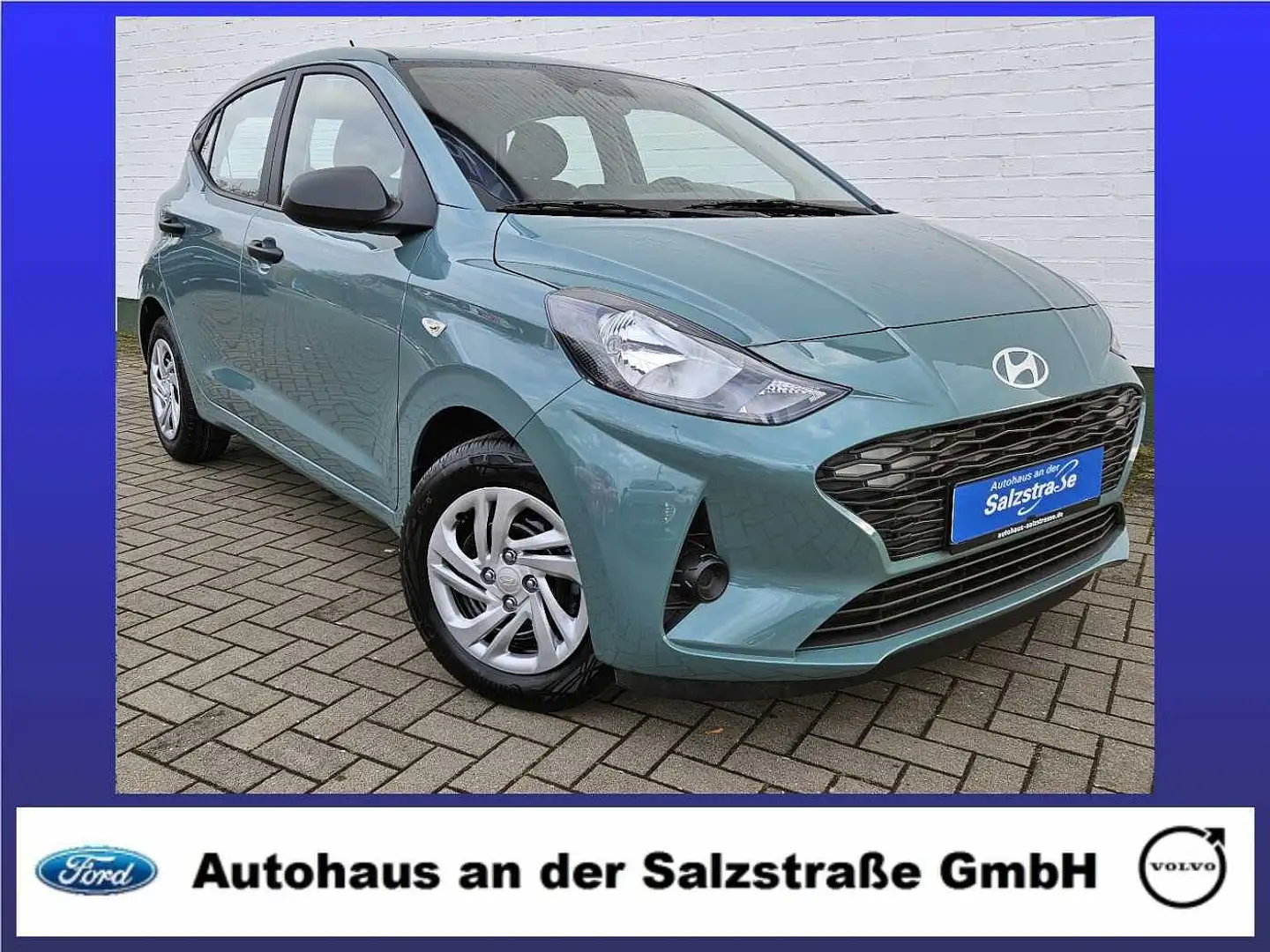 Hyundai i10 5-Sitzer*RFK*Navi*Android+Apple*Tempomat* Grün - 1