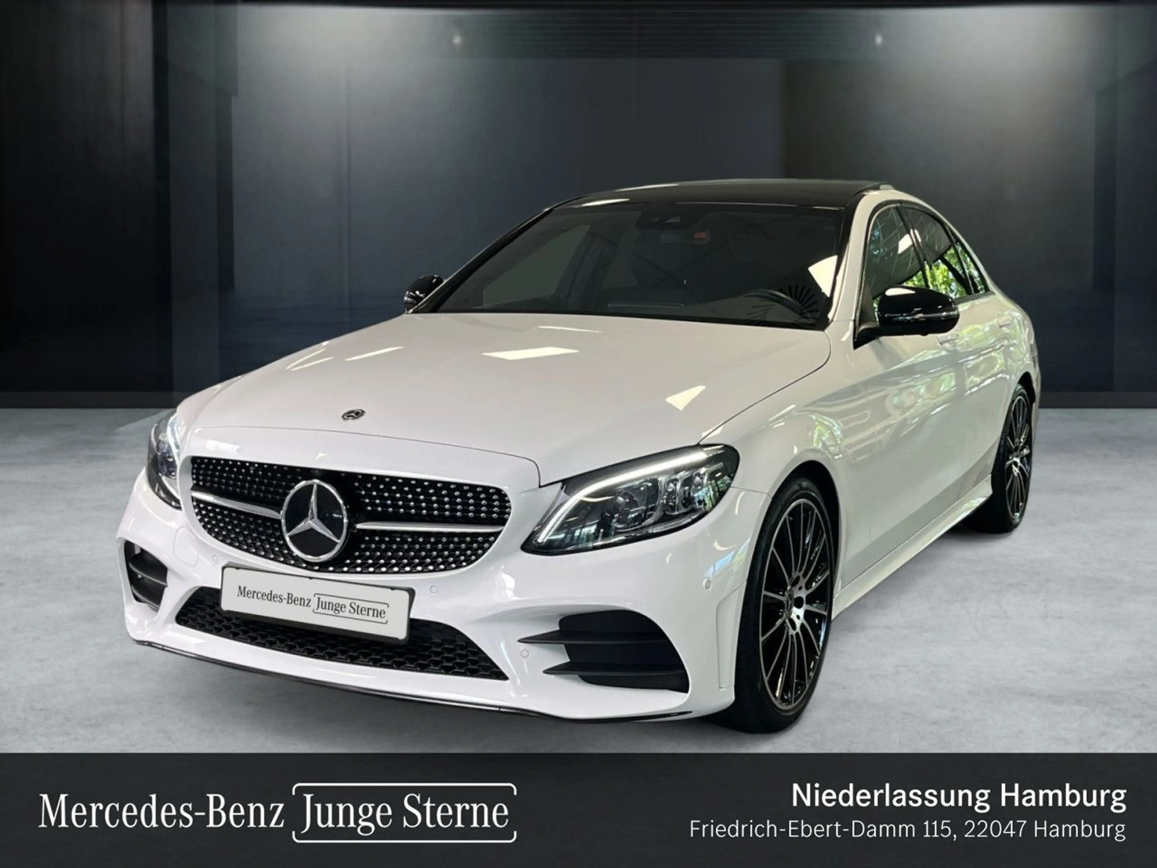 Mercedes-Benz C 300 AMG+NIGHT+PANO+360+MULTIBEAM+BURMESTER+19" — photo 2