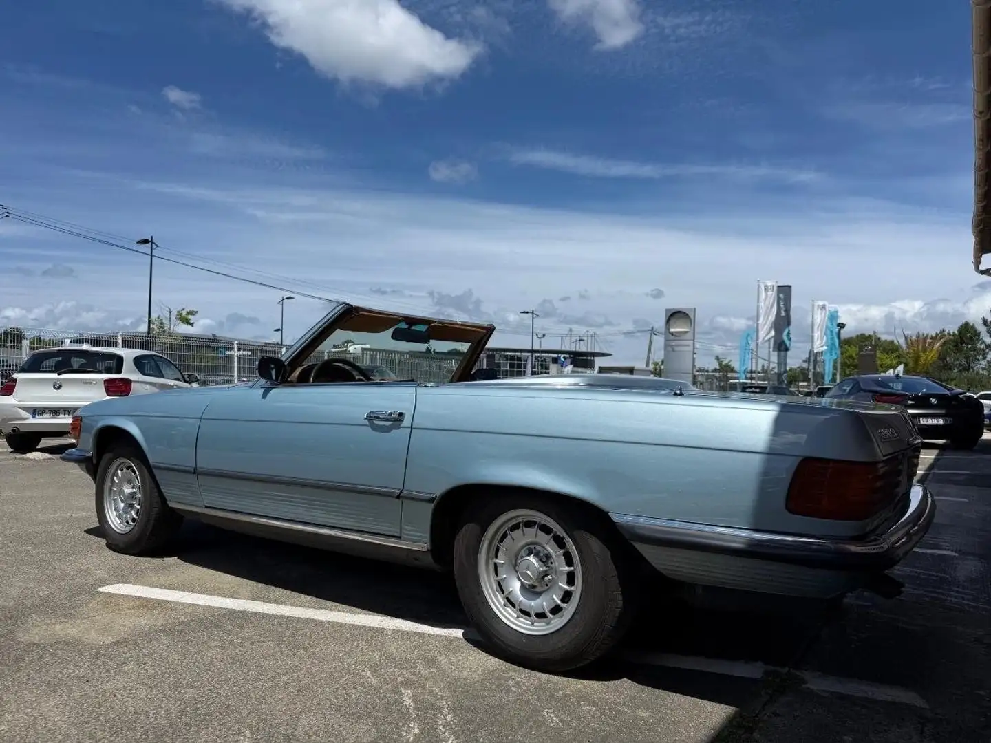 Mercedes-Benz 350 SL CABRIOLET SL CABRIOLET V8 BVM Blau - 2