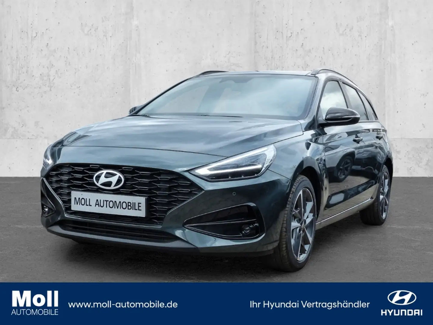 Hyundai i30 Mild-Hybrid Advantage Kombi DCT Navi LED Panoramad Grün - 1