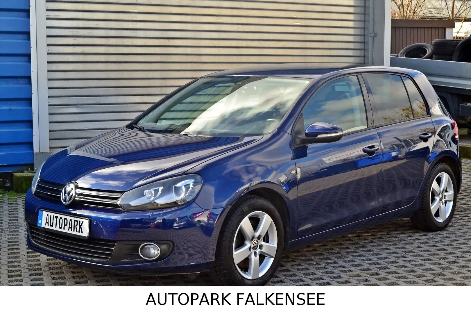 Volkswagen Golf GOLF VI TEAM FACELIFT ATM MOTOR BI-XENON-AUTOMAT Bleu - 1