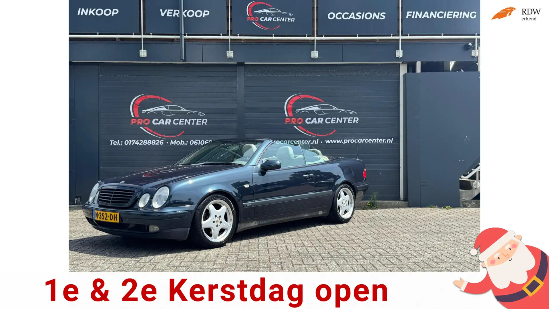 Mercedes-Benz CLK 320 Cabrio Elegance AUT|CLIMATE|CRUISE|STOEL.VER|MEMOR Blau - 1
