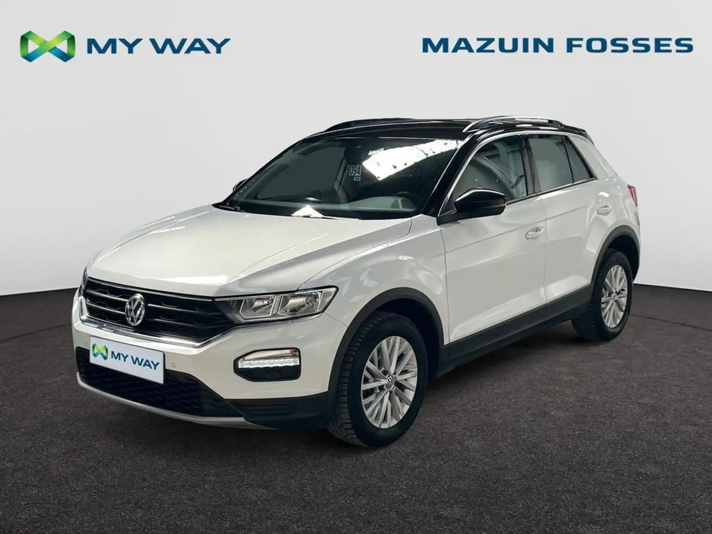 Volkswagen T-Roc T-Roc Style 1.0 TSI 85 kW (115 ch) 6 vitesses manu Biały - 1