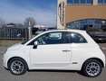 Fiat 500 1,2 benzina lounge bianca km 41000 neopatentati Blanc - thumbnail 2