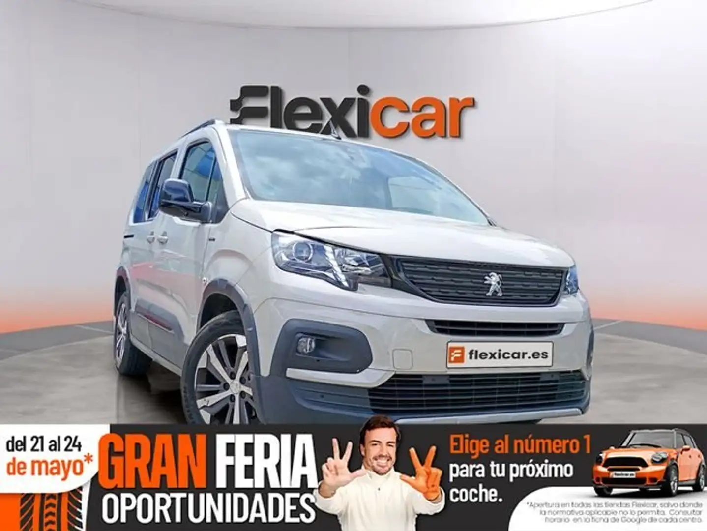 Peugeot Rifter GT Line Long BlueHDi 73kW Gris - 1