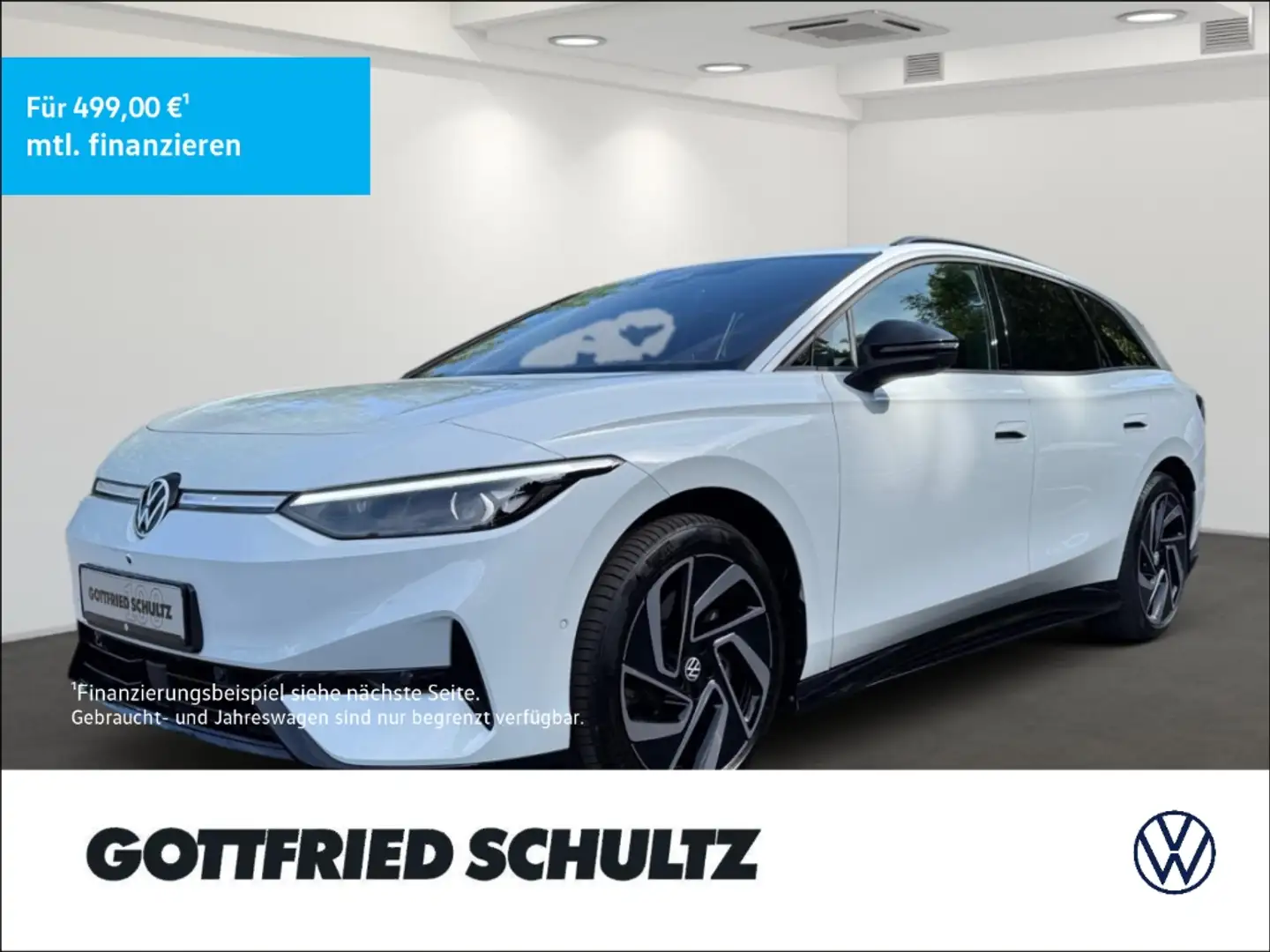 Volkswagen ID.7 Tourer Pro 210 kW LED NAVI AHK ACC KAMERA SHZ PDC Weiß - 1