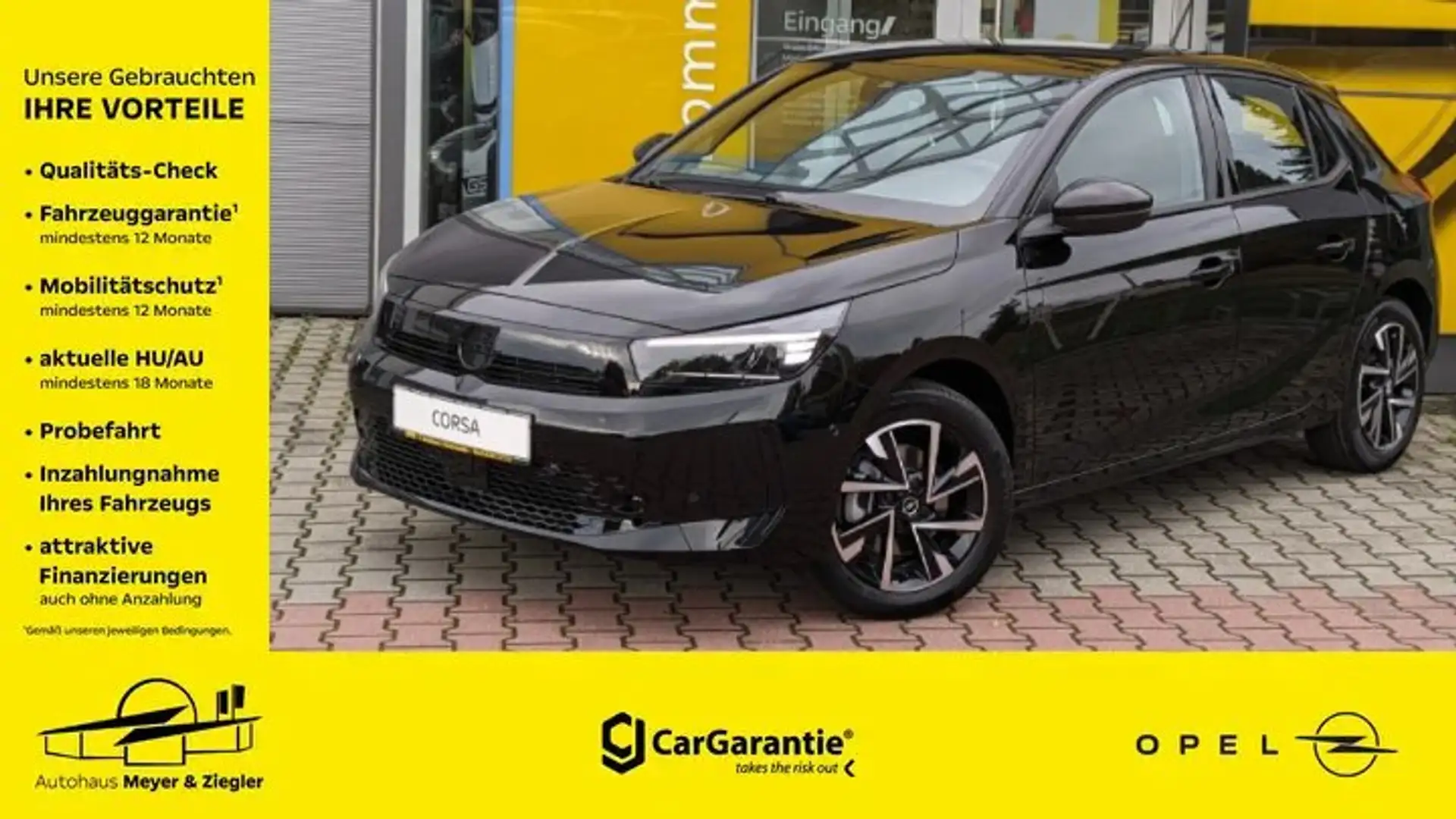 Opel Corsa 1.2 Turbo GS-Line SHZ/LHZ/KlimaAuto/LED Noir - 1