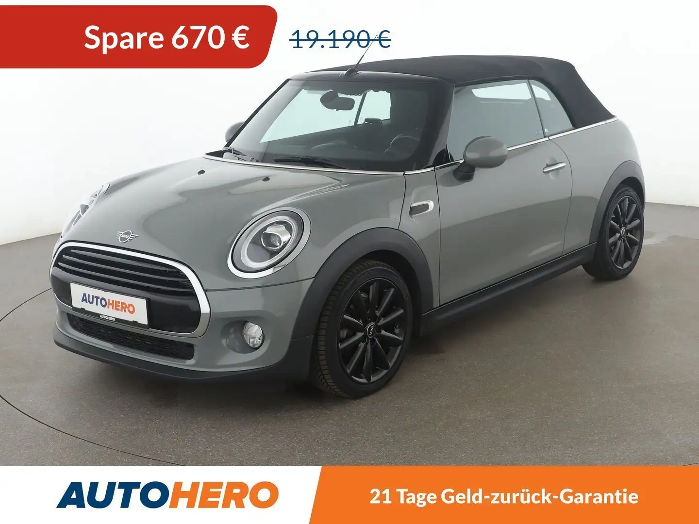 MINI Cooper Cabrio Cooper *LED*TEMPO*PDC*SHZ*KLIMA* Grau - 1