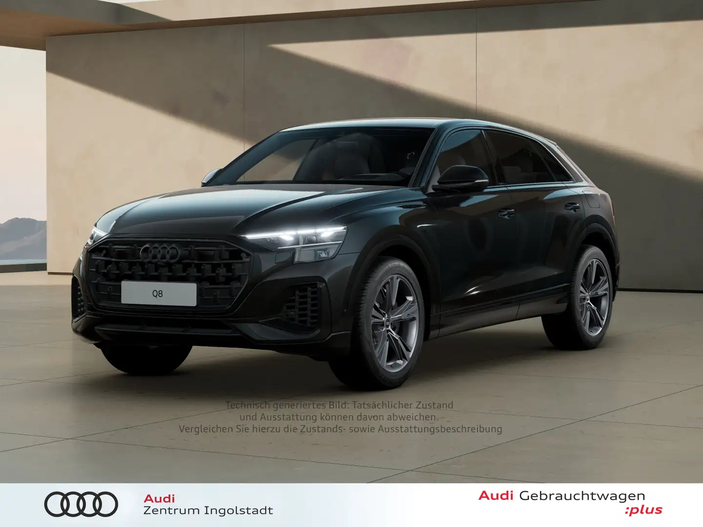 Audi Q8 55 TFSI e qu MATRIX Luft AHK HuD 21" Kameras Schwarz - 1