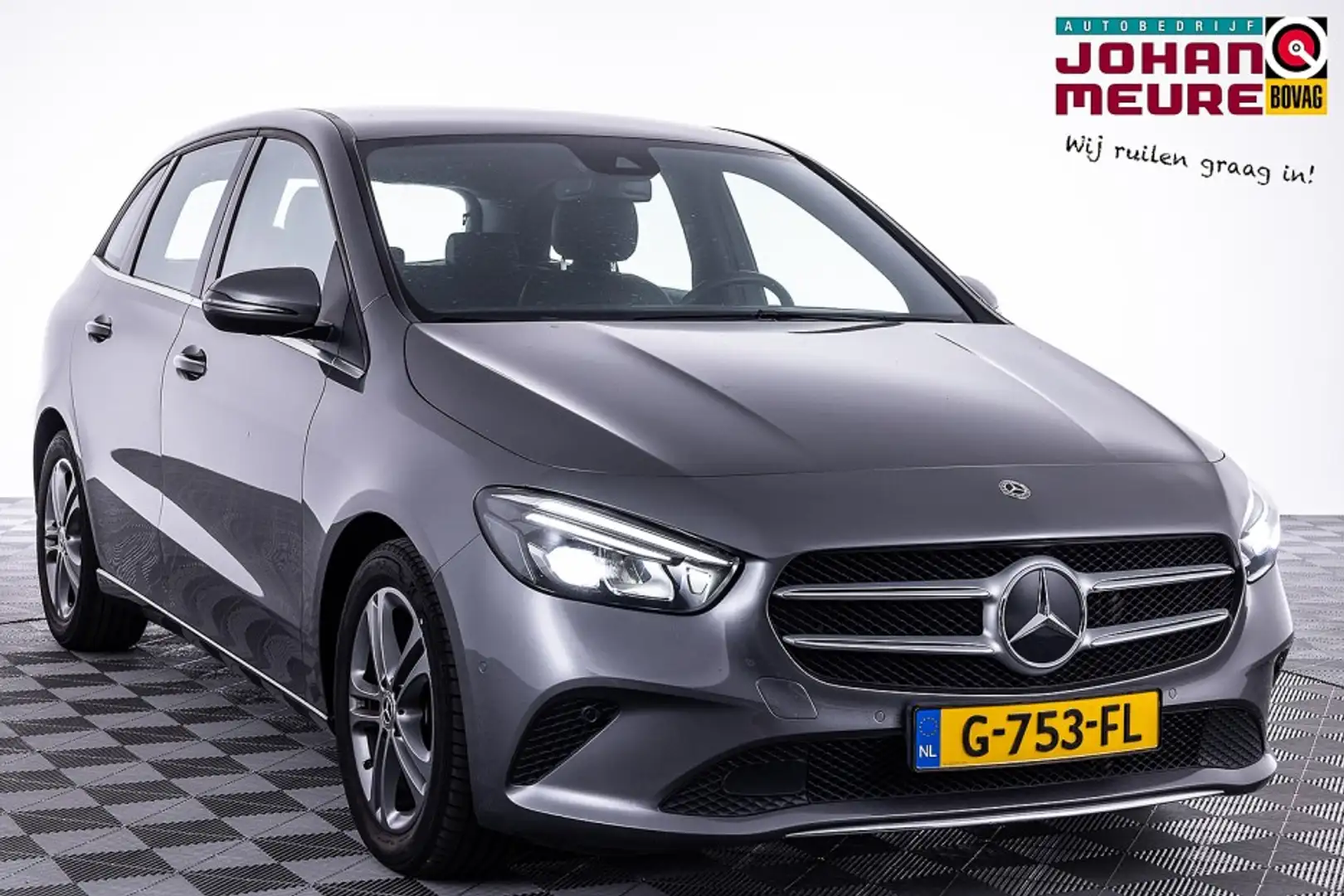 Mercedes-Benz B 180 Advantage Automaat | Full LED | Half LEDER | NAVI Grijs - 1