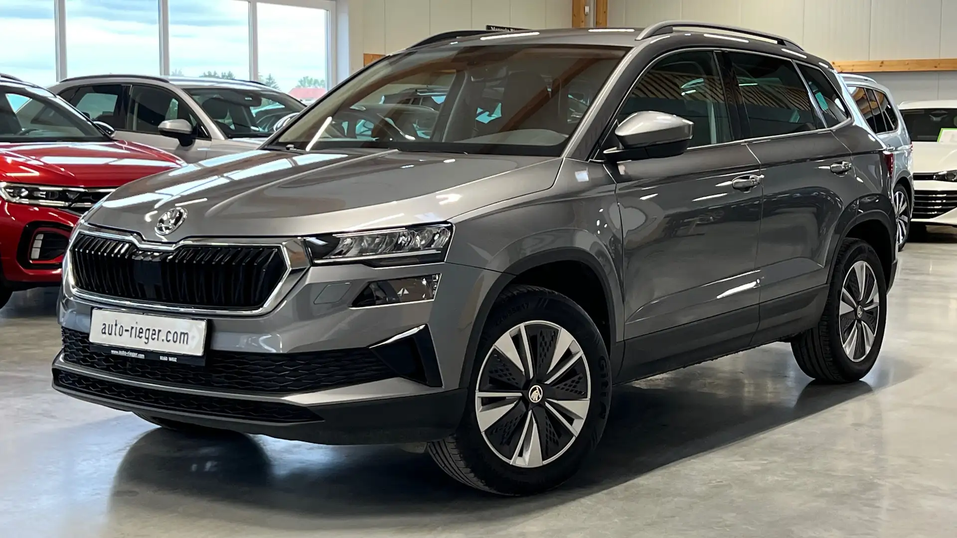 Skoda Karoq 4x4 TDI, AHK, LED, ACC, Navi Grau - 2