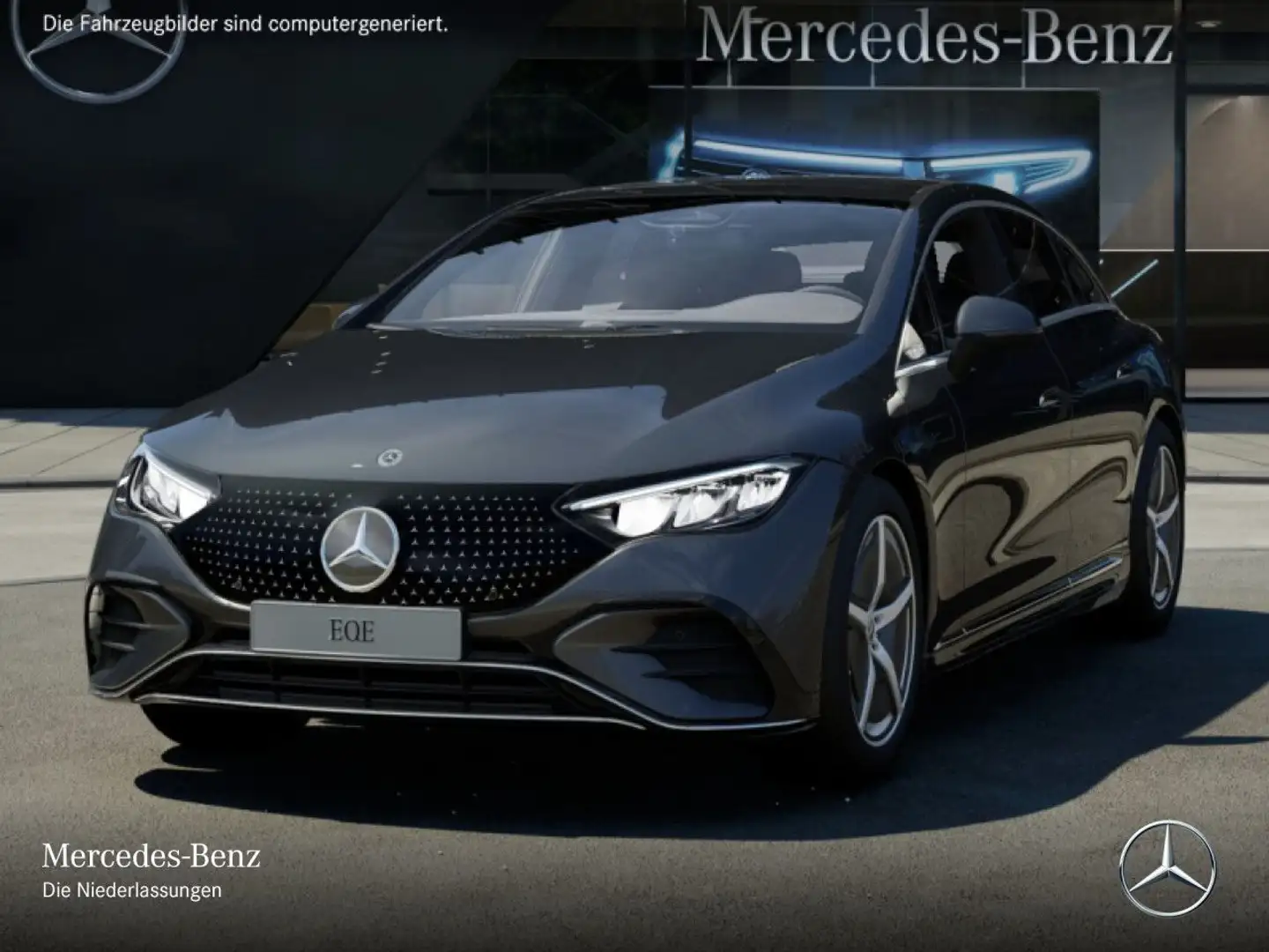 Mercedes-Benz EQE 500 4MATIC AMG Airmat Pano Burmester Distr. Grau - 2