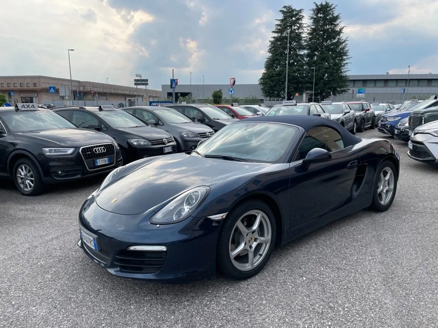Porsche Boxster 981 2.7 265cv MANUALE UNICO PROPRIETARIO KM71K Blu/Azzurro - 1