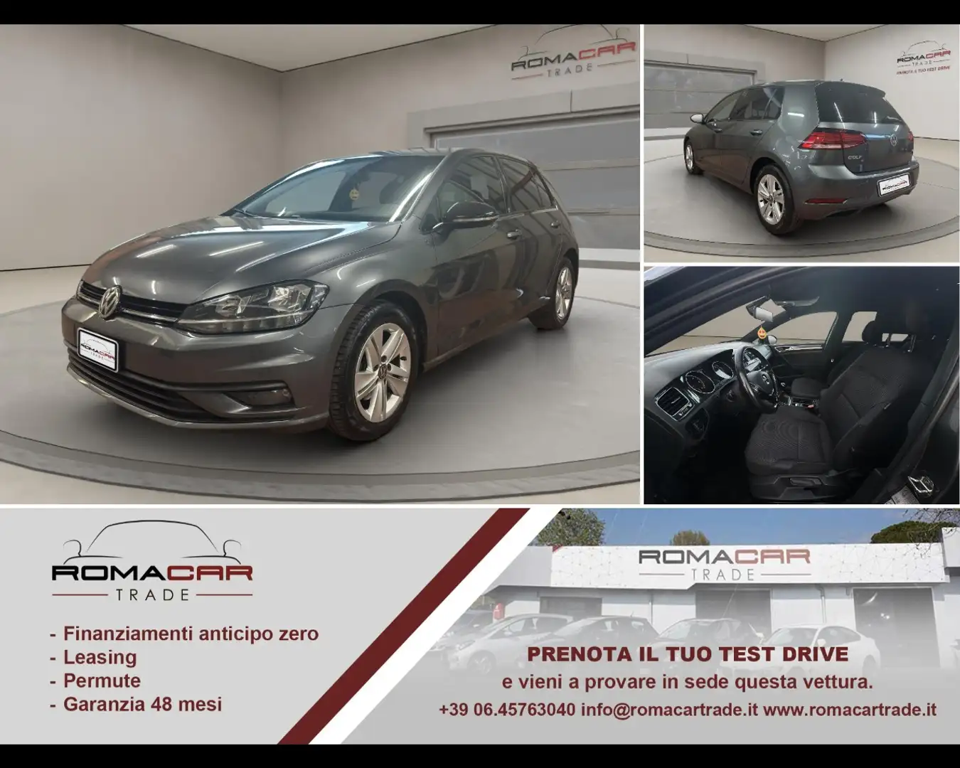 Volkswagen Golf 7ª serie - Golf 1.6 TDI 110 CV 5p. Business BlueMo Grigio - 1