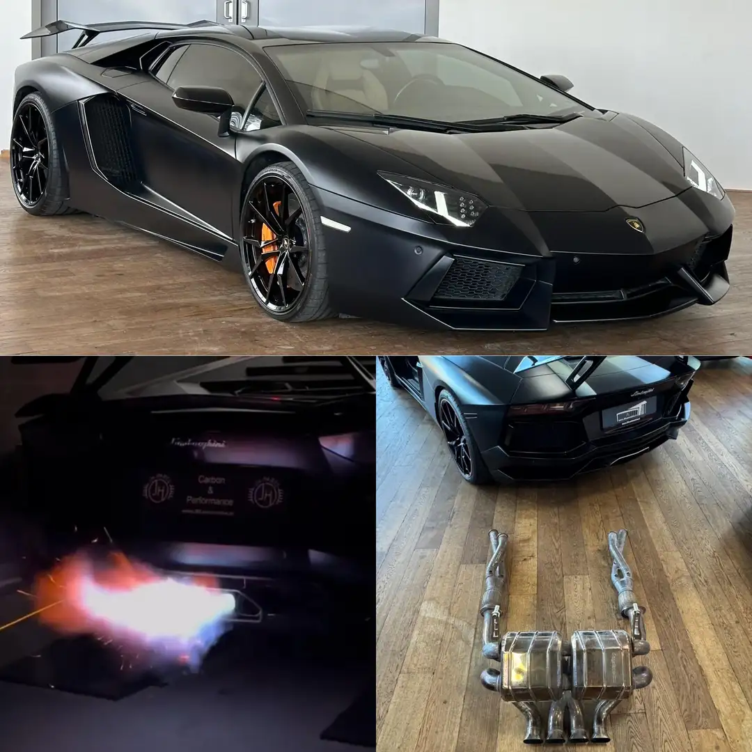 Lamborghini Aventador *6.5 V12*50th*CAPRISTO*SENSONUM*GLAS*CARBON*LIFT* Fekete - 2